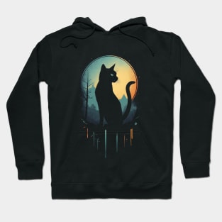 Cat Silhouette Hoodie